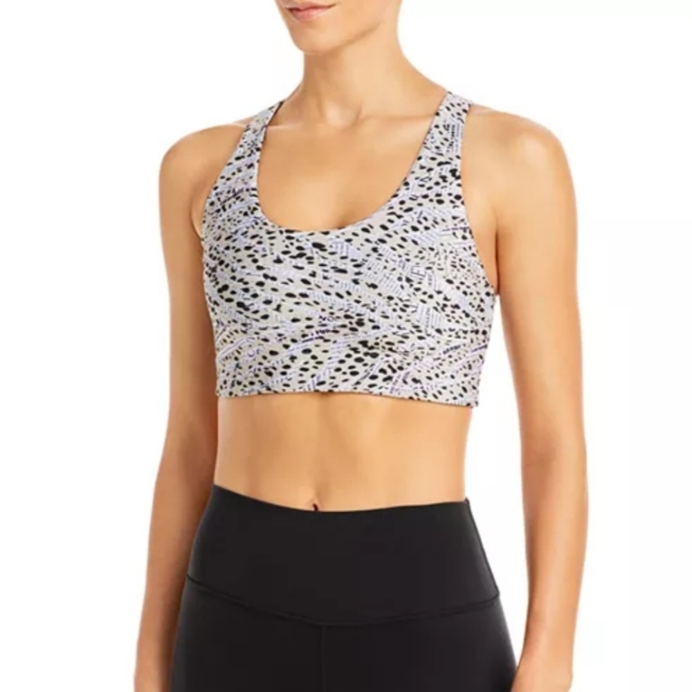 Terez Animal Collage Sports Bra XS NWT